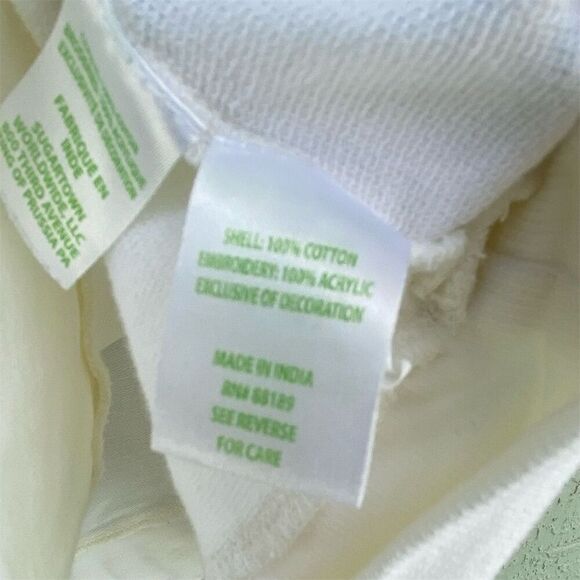 Lilly Pulitzer Women's XL Ivory Beaded Cheery Graphic Pullover Sweatshirt - Picture 9 of 10